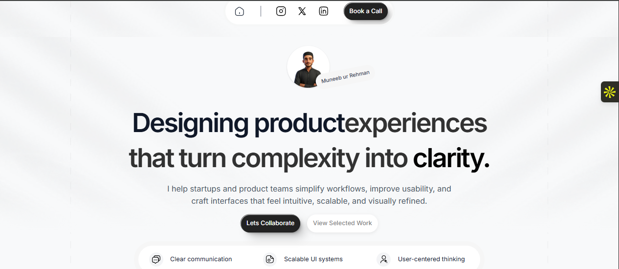 An image of the UI/UX Portfolio project.